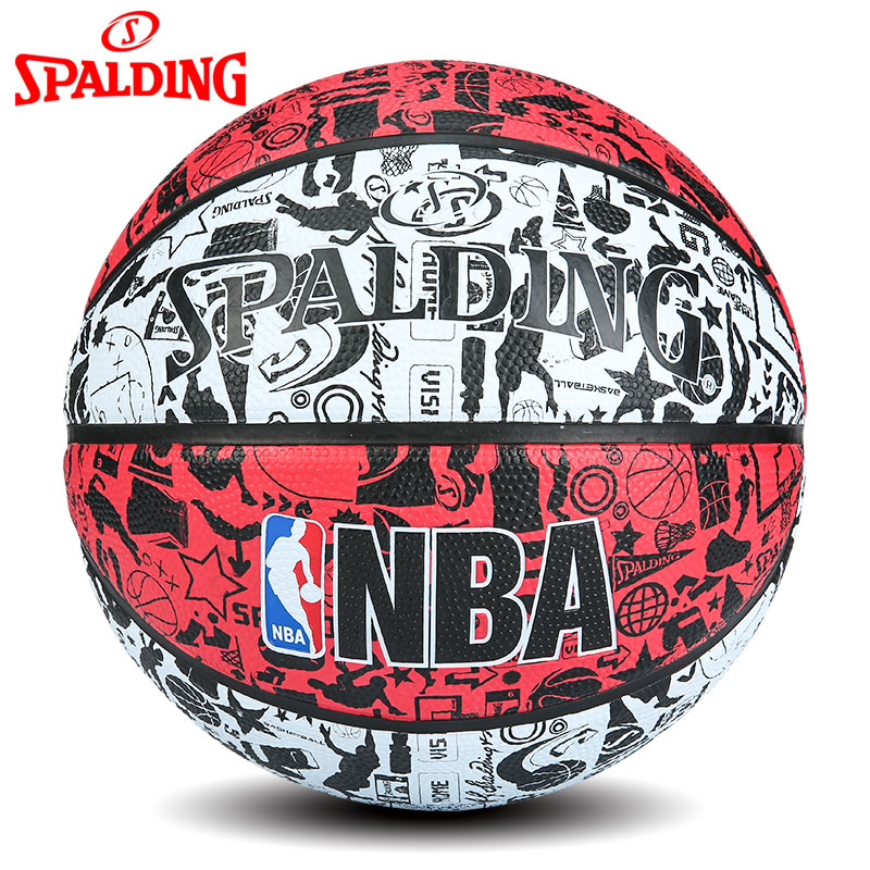 Spalding basketball official outdoor cement wear-resistant rubber Adult No 7 youth children Primary school students