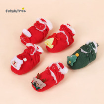 Christmas socks baby floor socks non-slip toddler winter baby thick warm indoor floor shoes