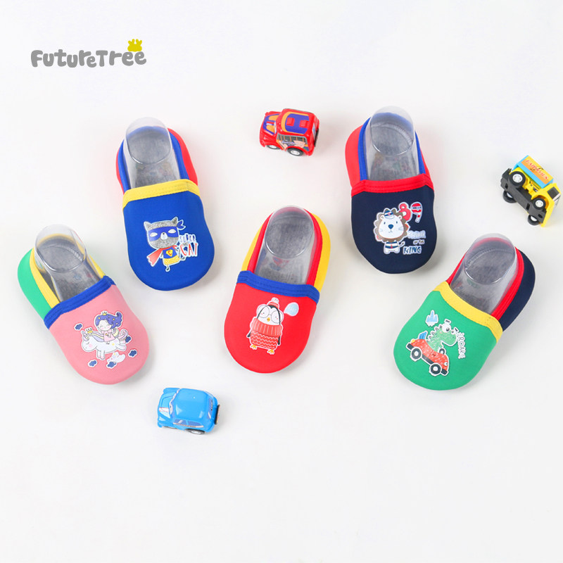 Child floor socks anti-slip soft bottom breathable Learn Baby Shoes Socks Spring Autumn Thickened Winter Baby Early Education Indoor Socks Jacket