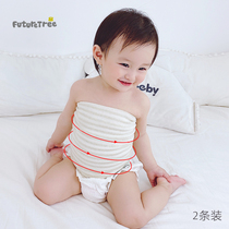 Baby Belly Belly Belly Belly Belly cotton summer thin newborn wrap anti-kick navel artifact