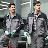 Комплект для работы, мужская износостойкая весенняя куртка, рабочая одежда, тренд сезона