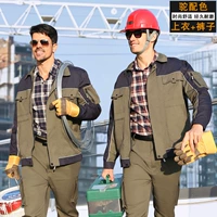 Костюм верблюжьего цвета (классический вариант) [двухниточная строчка, усиленная и прочная]