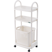 3084-Japan Import of ASVEL Dirty Clothes Basket Dirty Laundry Basket Clothes Basket toilet containing basket Shelve