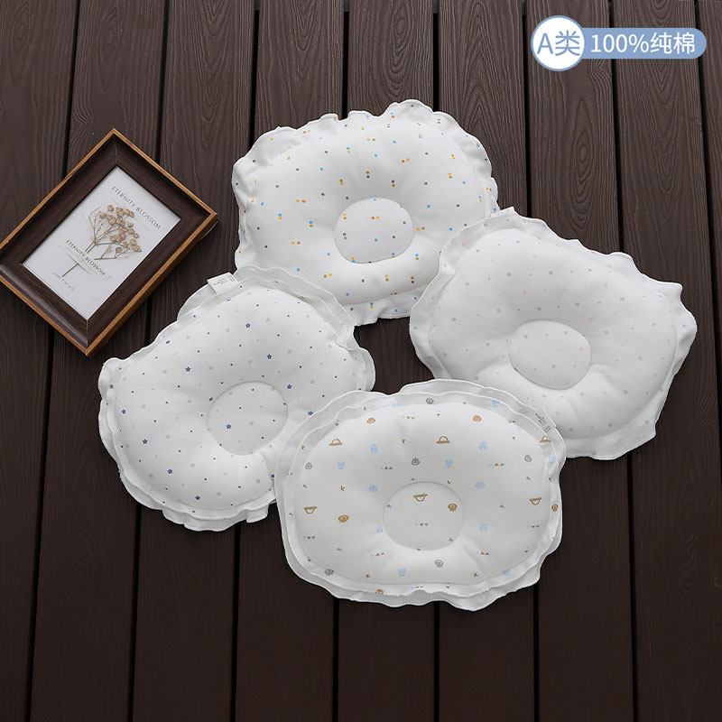 Baby small stereotyped pillow 0-1-year-old newborn corrected Anti-bias head skewed primary birth baby head type straightening small pillow