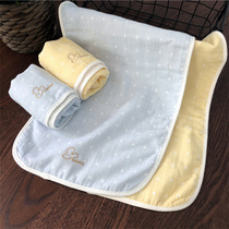 Pure cotton gauze small towels baby Domestic wash face towels Baby bath towels soft absorbent bath towels 2 clothes