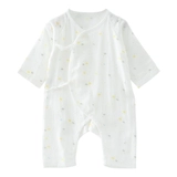 Детский марлевый хлопковый тонкий комбинезон для новорожденных, лонгслив, боди, 0-6 мес.