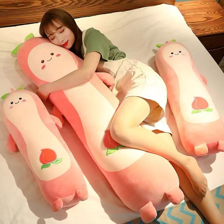 Avocado Plush Pillow Toy for Girls, Special for Sleeping, Long Body Doll for Hugging, Leg-Hugging Doll