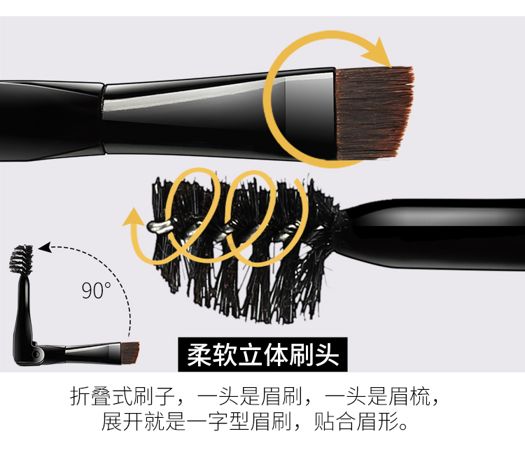 Authentic air cushion hai màu nhuộm lông mày bột lông mày không thấm nước và mồ hôi không đánh dấu là không nở tự nhiên lâu dài bút chì lông mày không Hàn Quốc innisfree chì kẻ mày