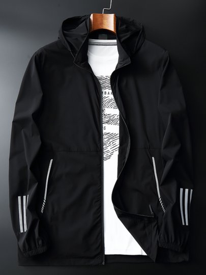 Woodpecker Men's Winter Thin Cotton Jacket Casual Detachable Hood Windproof Coat Plus Size Oversized Sports Jacket Loose Coat