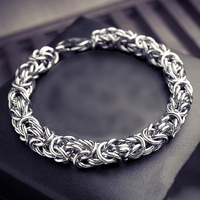 Multi-ring non-allergenic titanium steel men's bracelet, trendy, Japanese and Korean personality, fashionable couple, versatile and domineering jewelry