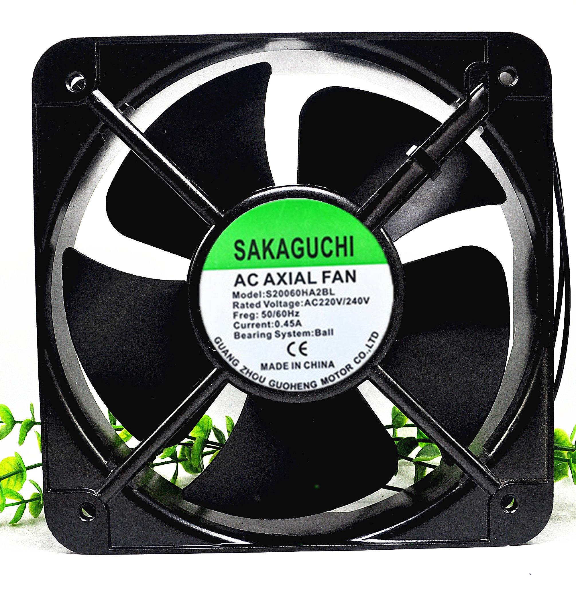 The new SAKAGUCHI S2006HA2BL 220V 0 45A 20CM Industrial Torch Cooling Fan