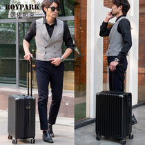 Suitcase Man New Pull Lever Case 20 Inch Small Den Case Suitcase Woman 24 Password Box Sturdy Durable Case