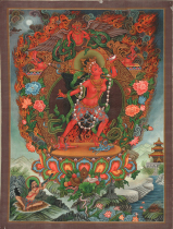 Nepal Naruos thangka mansion decoration painting boutique Nivarefeng King Kong yoga mother Buddhism