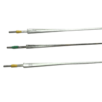 Chapter straight handle electric foil bar epee bar competition certified fencing equipment stainless silver color gold blue