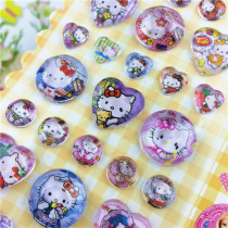 Childrens cartoon pig Ledi color diamond three-dimensional pig acrylic diamond sticker diy crystal sticker flash diamond sticker art