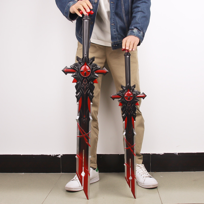 原神武器男孩刀剑玩具模型儿童塑料雾切之回光雷神无想一刀未开刃