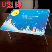 Folding table computer desk bed computer desk bedroom computer table small table computer study table eating table