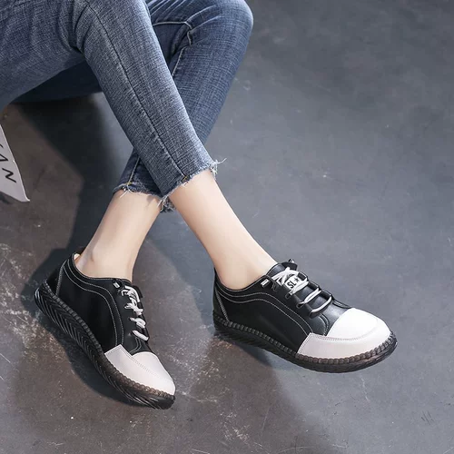 Осенняя обувь, комфортные туфли для беременных для матери, униформа медсестры для кожаной обуви, мягкая подошва, против усталых ног