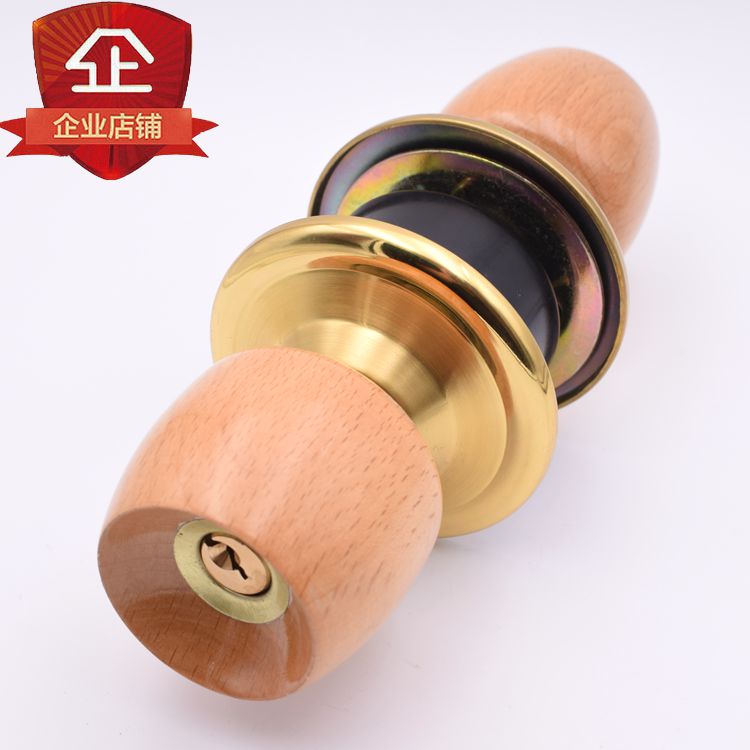 High quality beech ball lock interior door bedroom kitchen powder room ball lock stainless ball lock wood door lock