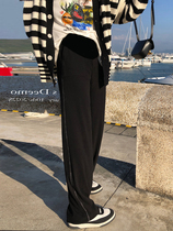 Pregnant Woman Spring Loaded Loose Straight Sleeve Broadlegged Pants Pants Pants Bottom Pants Spring Autumn Outwear Casual Display Slim Tobellied Long Pants Fashion