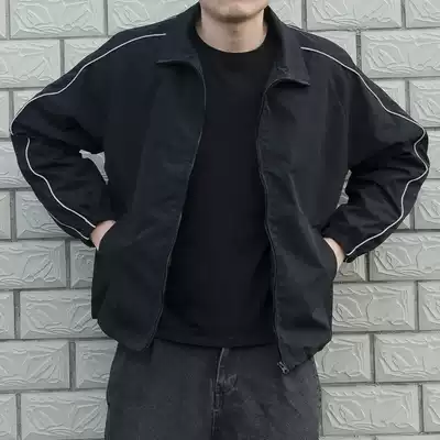 Jacket men 2021 Spring and Autumn new leisure trend Japanese short coat handsome lapel slim men's coat