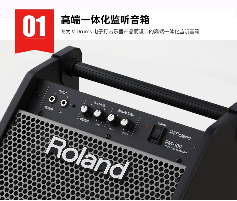 Loa trống Roland Roland Trống Loa điện tử Màn hình loa PM100 PM200 Đồng hành - Loa loa loa logitech z213