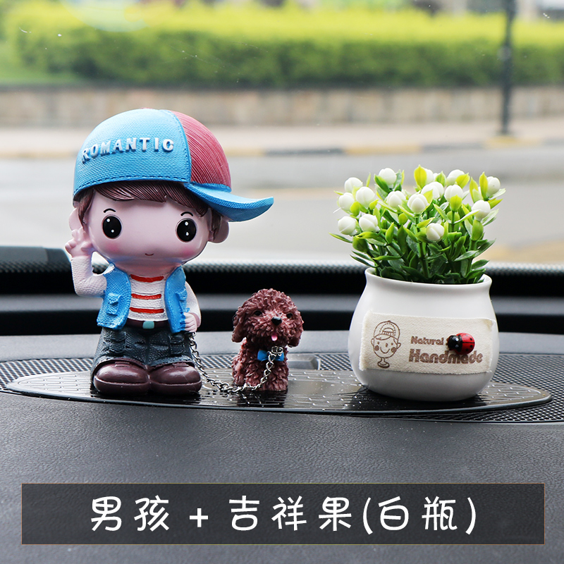 Đồ trang trí xe dễ thương chó lắc chó trang trí xe búp bê phim hoạt hình cao cấp cung cấp trang trí phụ kiện xe sáng tạo trang trí taplo xe hơi