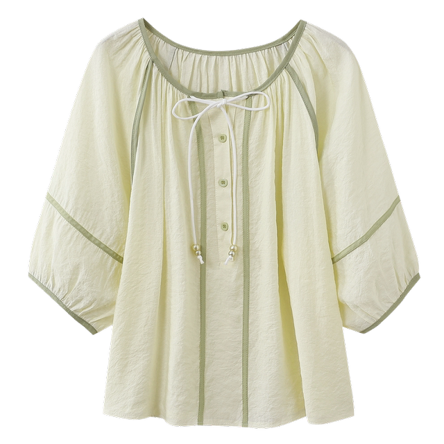 ເສື້ອຢືດ chiffon ຝຣັ່ງເຄິ່ງ cardigan ຂອງແມ່ຍິງ