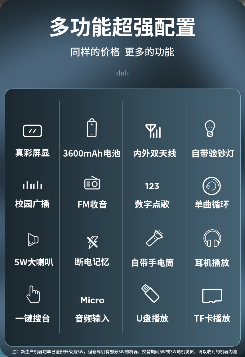 科凌  收音机 老年人新款迷你随身听 图2