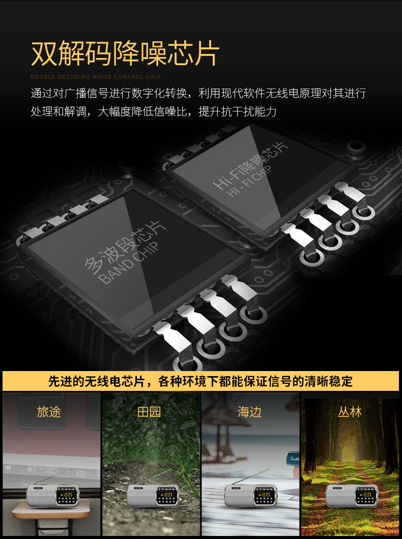 Keling F3 radio cũ thẻ sạc cũ bán dẫn di động đơn giản phát sóng mini âm thanh Walkman thẻ kỹ thuật số máy nghe nhạc kịch Chaos lớn bên ngoài - Máy nghe nhạc mp3 	máy nghe nhạc bluetooth 5.0	
