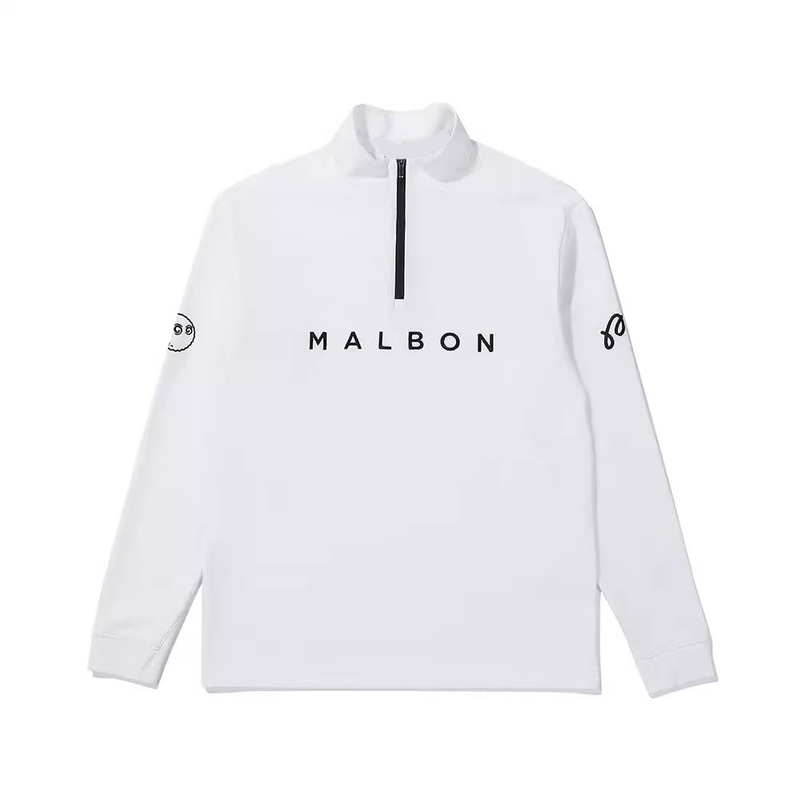 Korean Men's Golf Clothing Long-Sleeved Half-High Collar Lightweight Healthy Fabric Outdoor Sports Casual Versatile Zipper Korean Men's Golf Clothing Long-Sleeved Half-High Collar Lightweight Healthy Fabric Outdoor Sports Casual Versatile Zipper