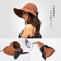 Sun hat childrens summer UV protection Korean version of the Sun straw hat beach sunscreen hat travel Joker empty top cool hat