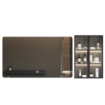 Cabei bathroom smart single mirror induction side cabinet combination wall-mounted high-definition bathroom mirror touch screen makeup mirror