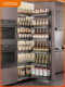 Kabei's New Large Monster Snack Cabinet Pull-Out Basket Kitchen Open-Door High Cabinet Linked Deep Cabinet Storage Seasoning Organizer
