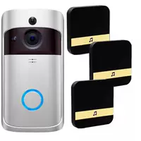 silver 1 camera 3 dingdong ring