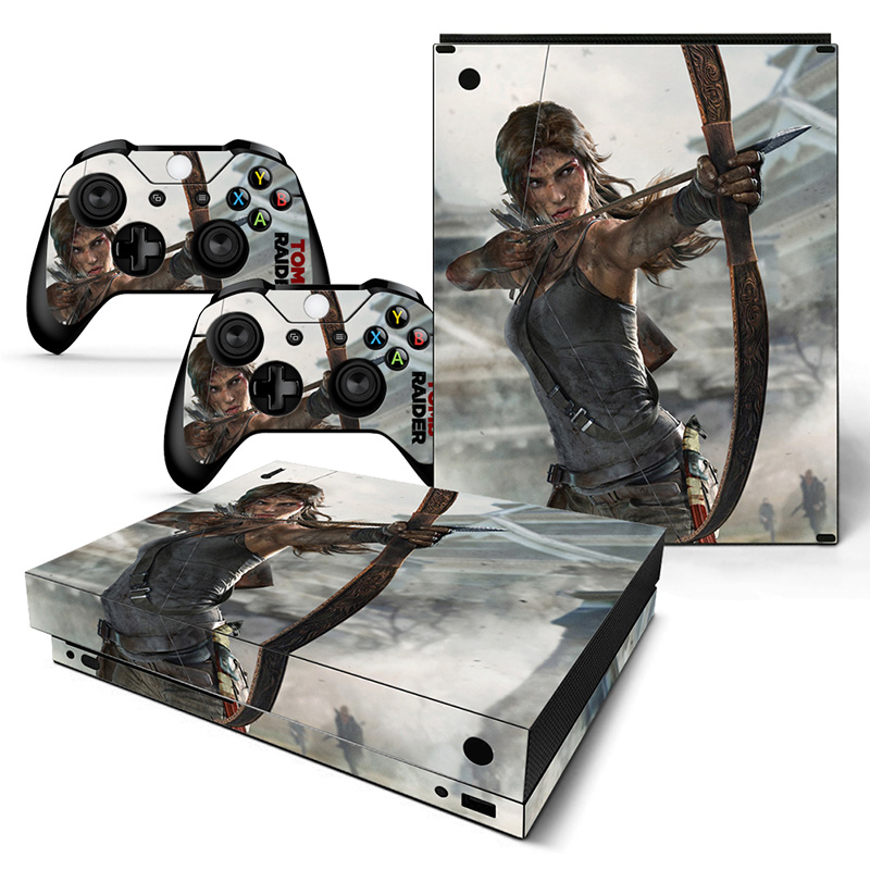 XBOX ONE X sticker xboxonex máy chủ điều khiển trò chơi xử lý cơ thể mã máu mã phim dán dán màu - XBOX kết hợp tay cầm chơi game ps4