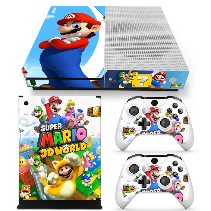 XBOX ONE slim sticker xboxone s máy chủ điều khiển trò chơi xử lý phim cơ thể đau dán dán màu - XBOX kết hợp tay cầm chơi pubg