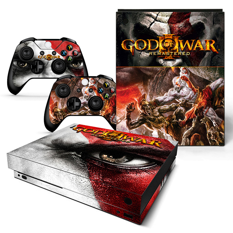 XBOX ONE X sticker xboxonex máy chủ điều khiển trò chơi xử lý cơ thể mã máu mã phim dán dán màu - XBOX kết hợp máy chơi game cầm tay sony