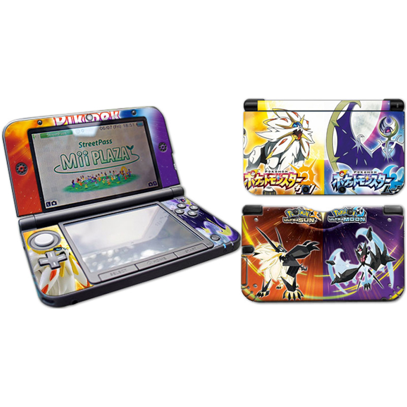 Nhãn dán 3DSLL MỚI đau máy dán đau cũ mới gói 3DSXL mới gói nhỏ mới ba miếng dán màu 3DS MỚI - DS / 3DS kết hợp miếng dán đề can