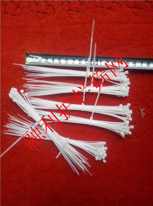 Cable ties 3*150MM self-locking nylon cable ties, cable ties, white straps
