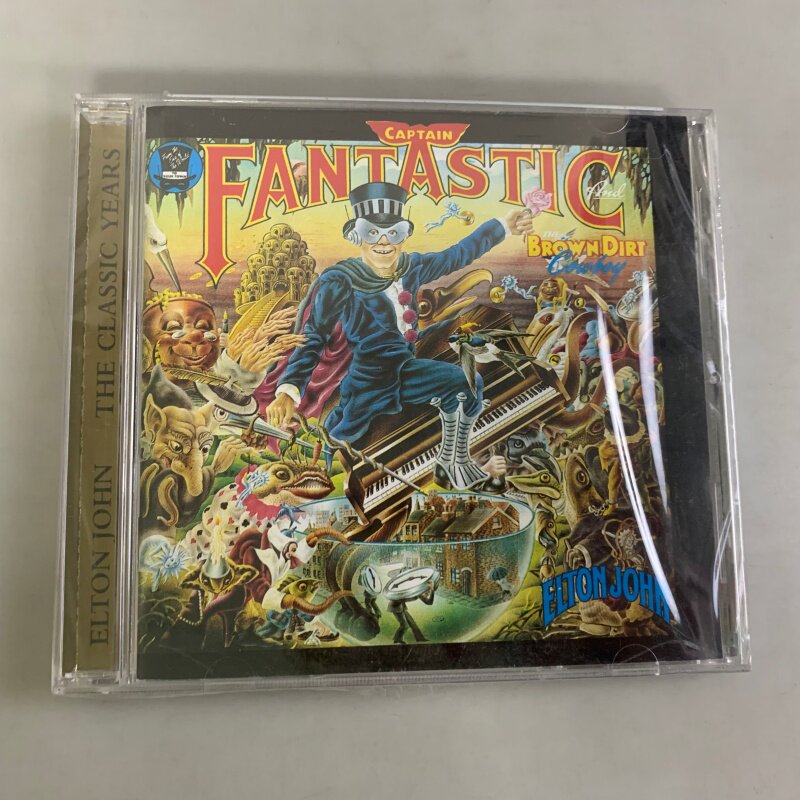 М-версия нераспечатанного диска Элтона Джона Captain Fantastic с Элтоном Джоном Изображение 1