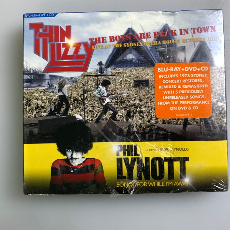 O нераспечатанная версия Thin Lizzy, Phil Lynott CD+DVD+ BD box в раздельном исполнении Изображение 1