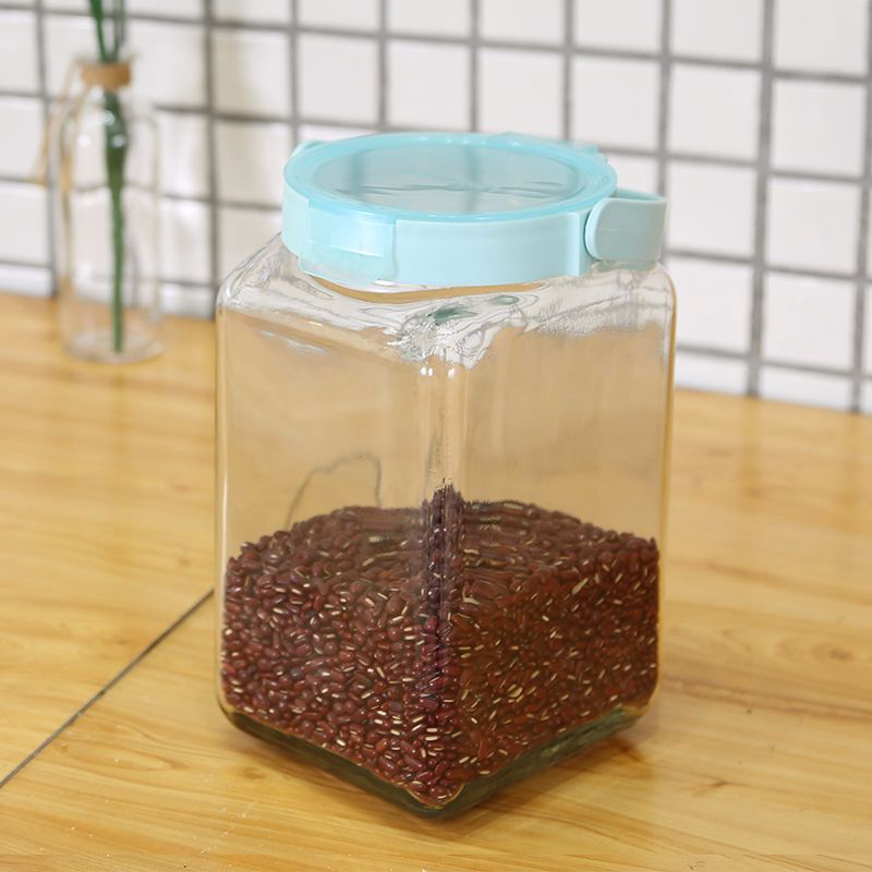Revitalize whole grains kimchi jar milk powder food storage jar kitchen silicone storage jar glass sealed jar