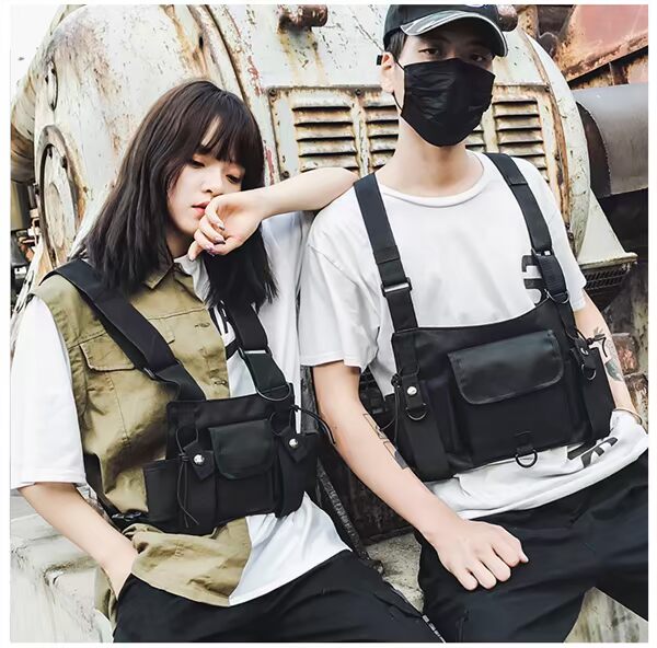 2019 thời trang mới INS nam và nữ chức năng túi ngực chiến thuật ăn gà ba lô vest túi xu hướng - Túi vai đơn túi lv chính hãng