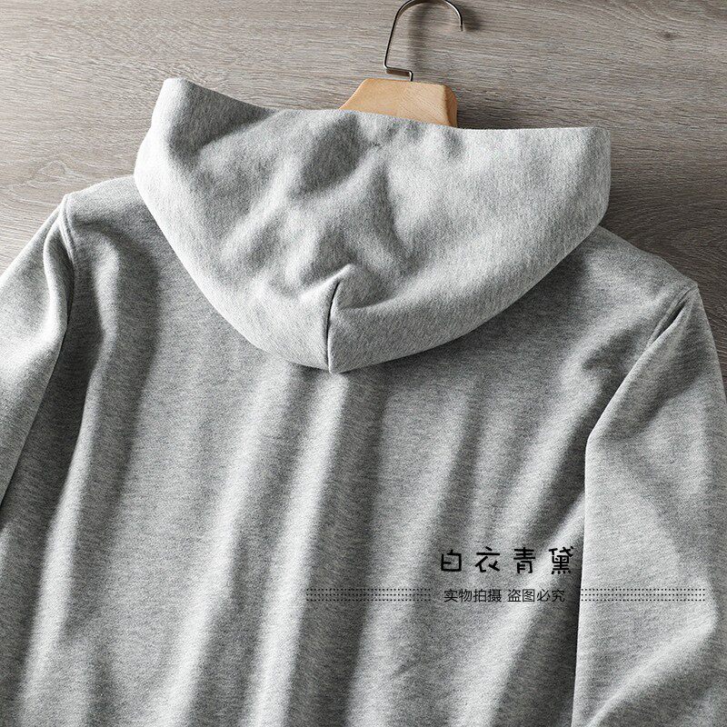 Демисезонная ткань, кардиган с капюшоном, толстовка White Indigo 