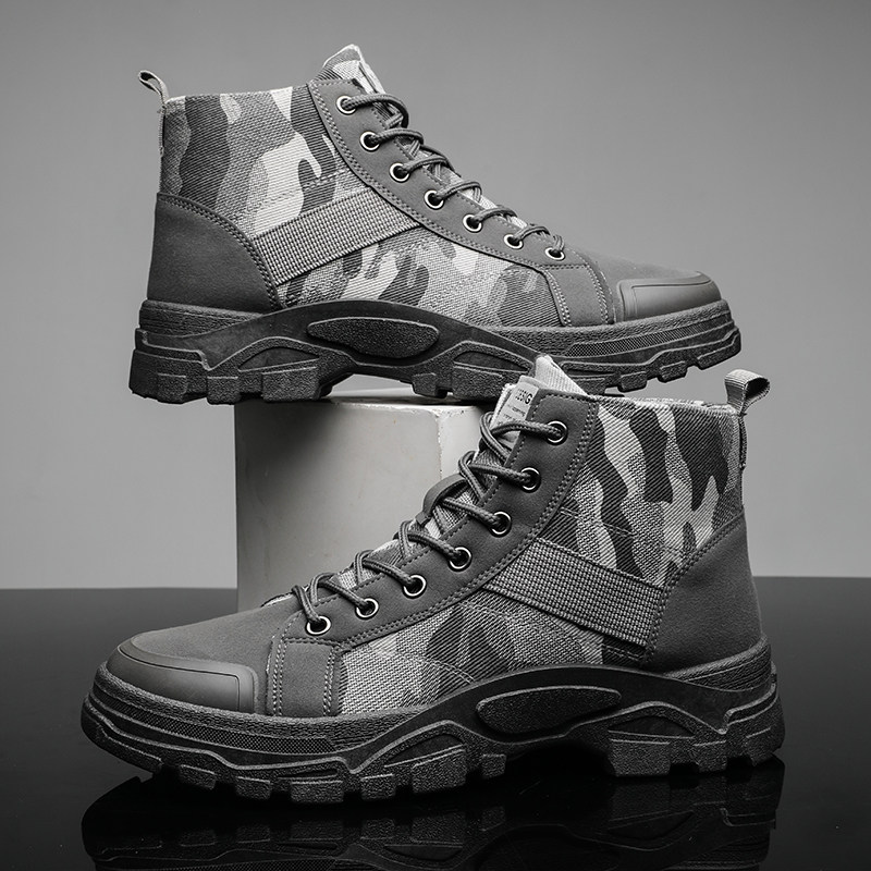 The new four seasons leisure motorcycle riding men's shoes non-slip breathable shoes comfortable fashion all-match trend shoes outdoor shoes