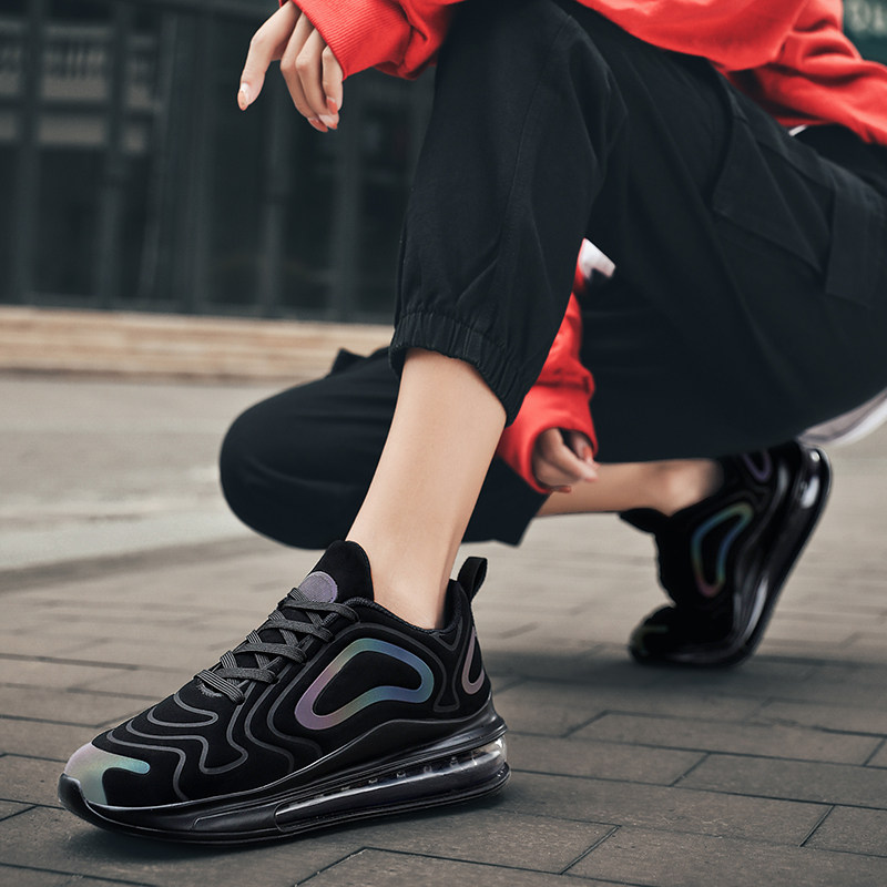 New sports running young couple shoes lightweight comfort and fitness sneakers breathable and casual shoes