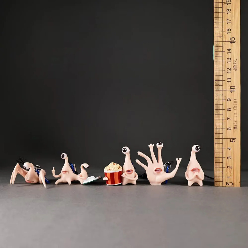 Anime Merchandise 5 Types of Parasite Creatures Parasitic Monsters Insects Marine Spores Phone Charms Desktop Ornaments