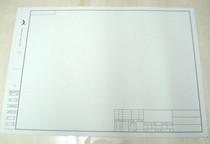 A2 picture frame drawing A2 cartography paper 4K with frame drawing drawing 2 Number of printed frame drawings A2 cartographic paper wholesale