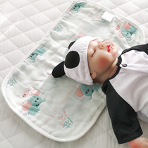 Cotton baby pillow towel spit milk Cotton baby pillow pad Childrens gauze flat pillow towel newborn hiccup pad shoulder